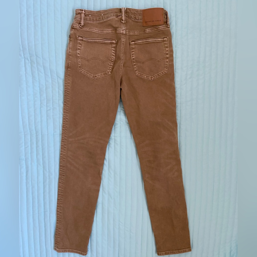 American Eagle Men’s Tan Skinny Jeans size 28 x 30